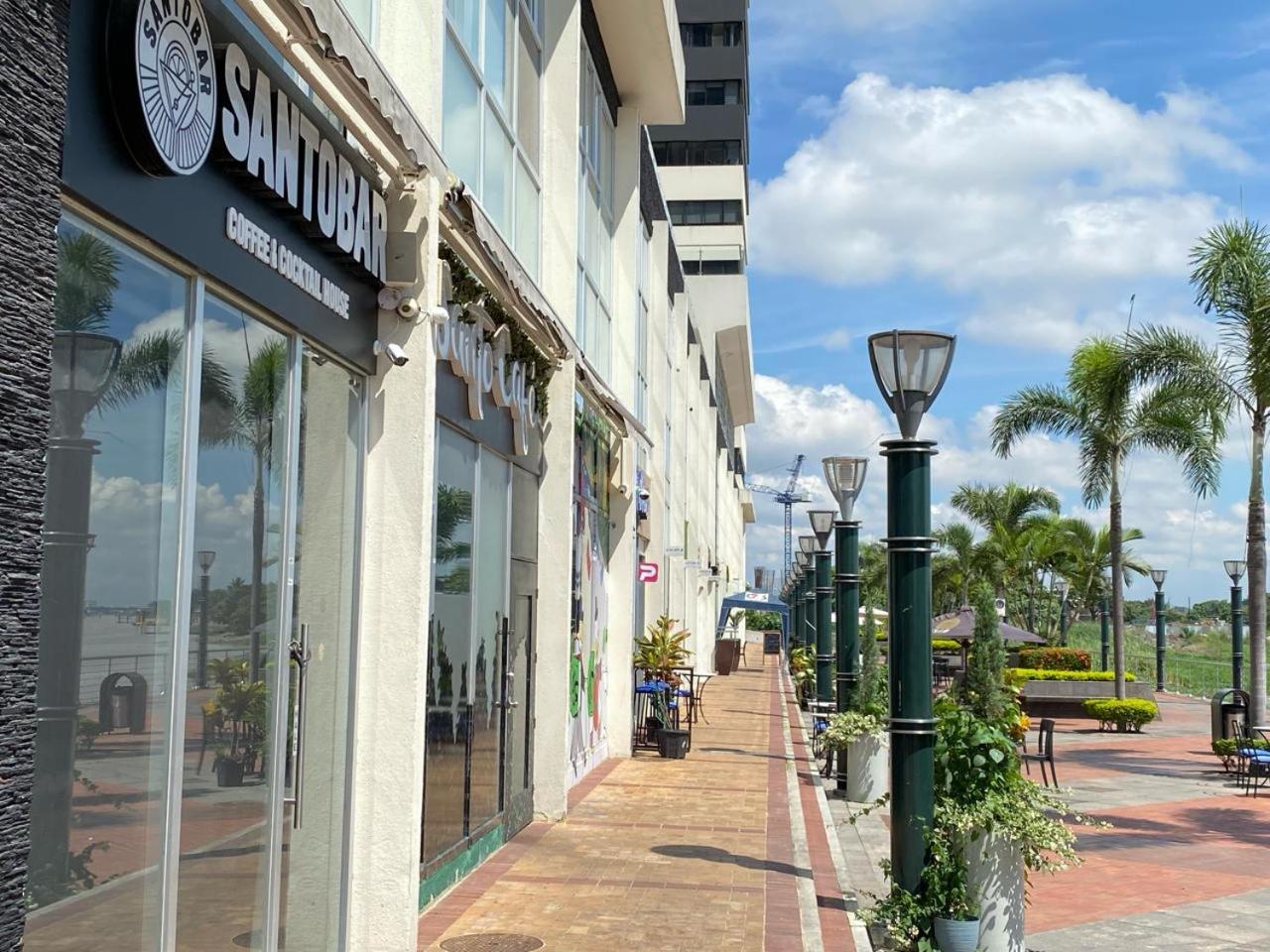 Puerto Santa Ana, Torres Bellini, 2 Dormitorios, Parqueo Guayaquil Exteriör bild